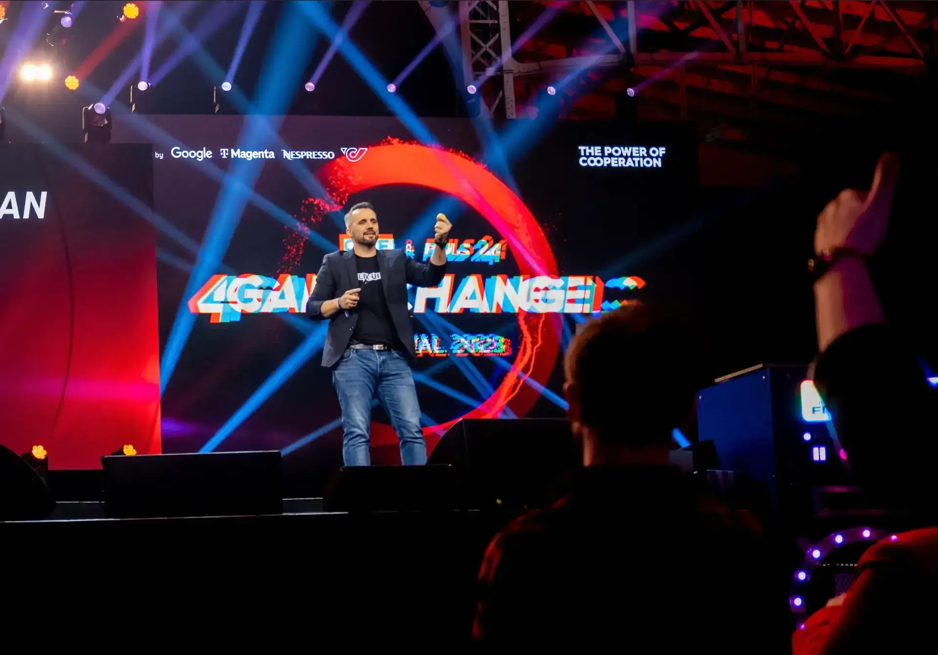 Felix Lenhard auf der Bühne