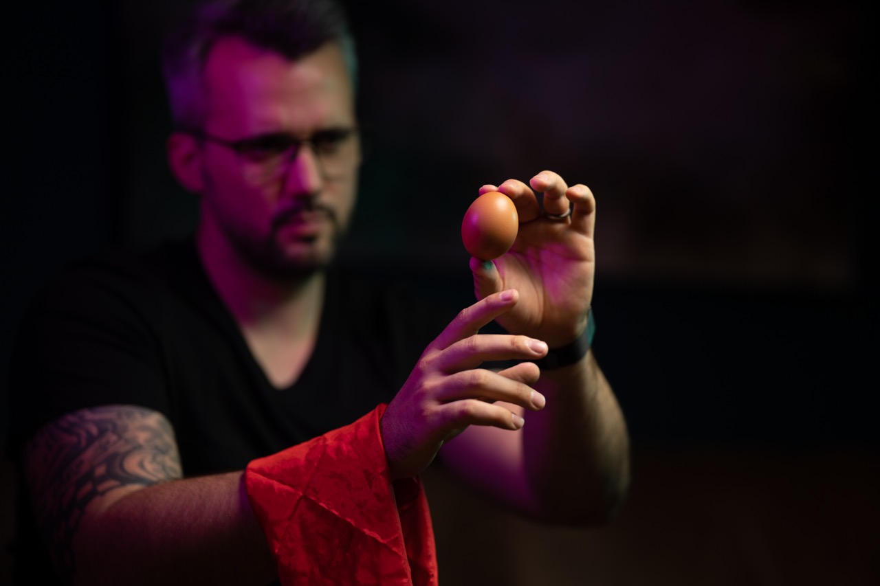 Card magic performance